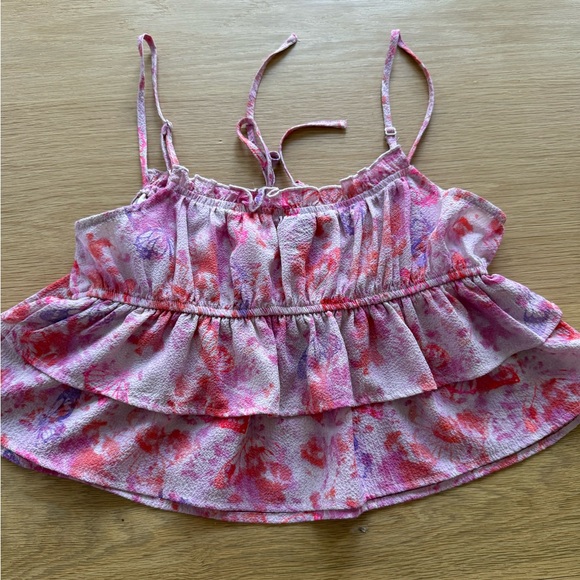 Pink Flowy top - Picture 2 of 4